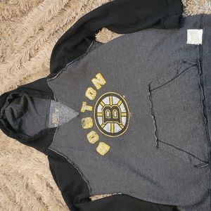 Boston bruins retro brand hooded sweatshirt